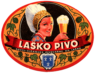 LAŠKO PIVO, med leti 1938 in 1942, svetlo pivo s stopnjo alkohola 4 %.