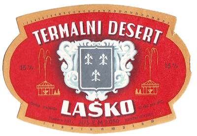 THERMAL DESSERT, 1964, dark beer with around 6% alcohol.